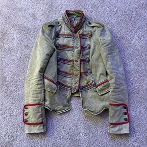 Free People Naomi Mandarin Collar Jacket - Size S